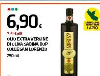 Superconti Sabina Olio extravergine di oliva offerta