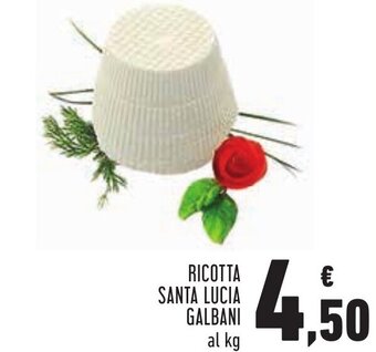 Conad Margherita Galbani Ricotta Santa Lucia offerta