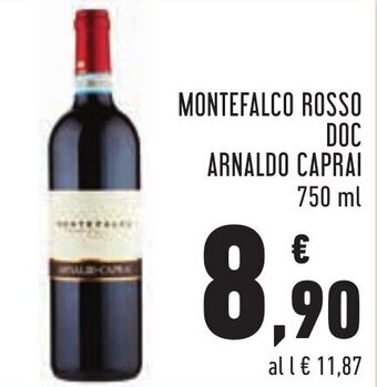 Conad Margherita Montefalco Rosso DOC Arnaldo Caprai 750 ml offerta