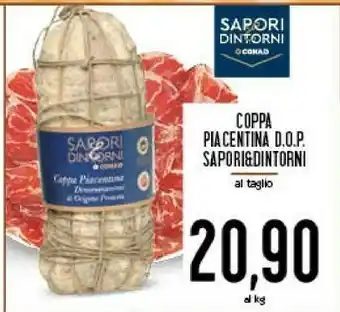 Conad Sapori Sapori & Dintorni Conad Coppa Piacentina Dop offerta