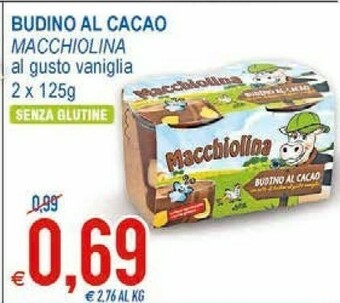MD Discount Macchiolina Budino Al Cacao offerta
