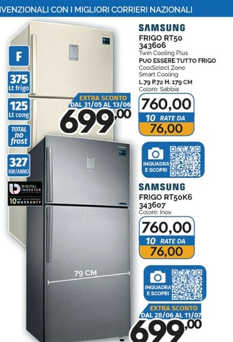 Orizzonte Samsung Frigoriferi offerta