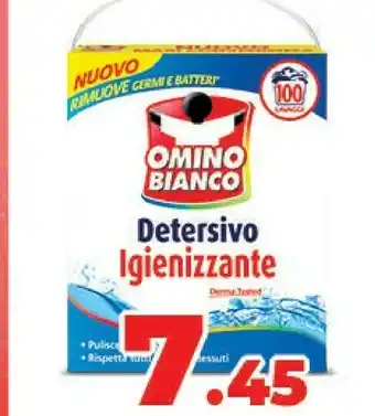 Orizzonte Omino Bianco Detersivo lavatrice offerta