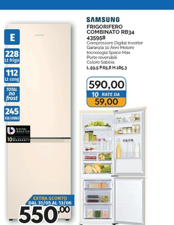 Orizzonte Samsung Frigoriferi offerta