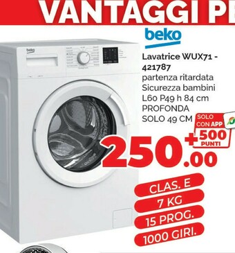 Orizzonte Beko Lavatrice offerta