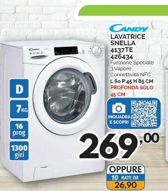 Orizzonte Candy Lavatrice offerta