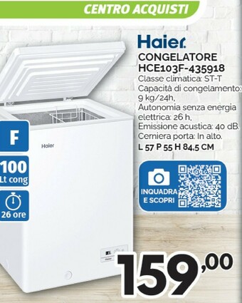 Haier Congelatori a pozzetto