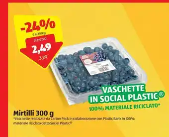 ALDI Mirtilli 300g offerta