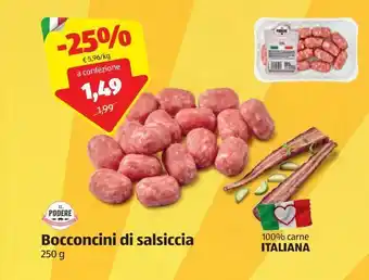 ALDI Bocconcini di salsiccia 250g offerta