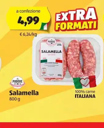 ALDI Salamella 800g offerta