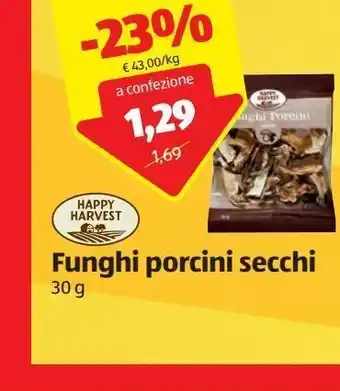 ALDI Funghi porcini 30g offerta
