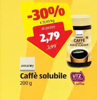 ALDI Caffè solubile 200g offerta