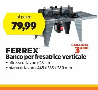 ALDI Banco per fresatrice vericale offerta