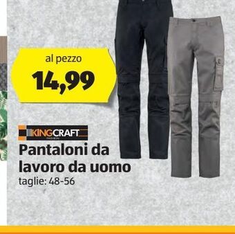 ALDI Pantaloni da lavoro da uomo offerta