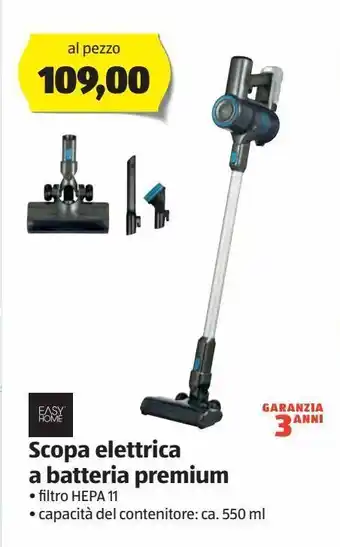 ALDI Scopa elettrica a batteria premium offerta