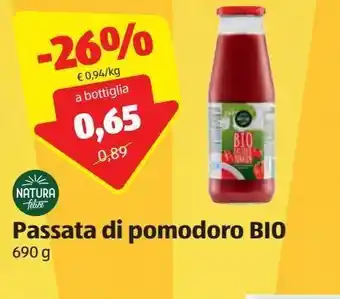 ALDI Passata di pomodoro bio 690g offerta