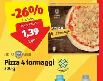 ALDI Pizza 4 formaggi 300g offerta