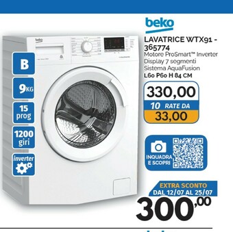 Orizzonte Beko Lavatrice offerta
