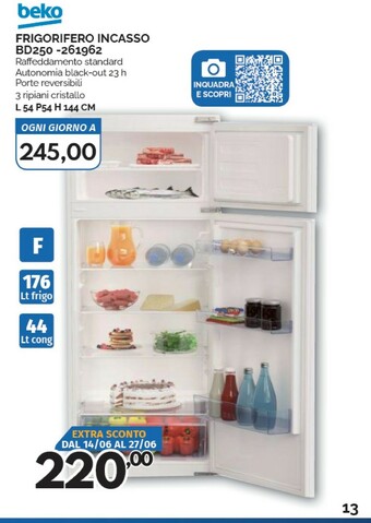 Orizzonte Beko Frigoriferi offerta