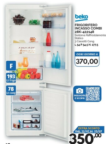 Orizzonte Beko Frigoriferi offerta