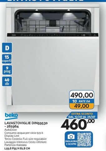 Orizzonte Beko Lavastoviglie offerta
