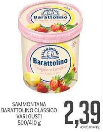 Supermercati Piccolo Sammontana Barattolino Classico vari gusti 500/410 g offerta