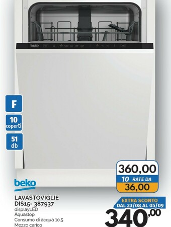 Orizzonte Beko Lavastoviglie offerta