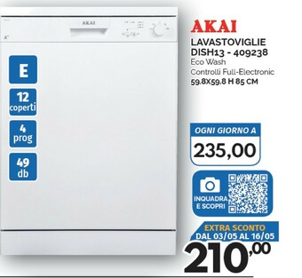 Orizzonte Akai Lavastoviglie offerta