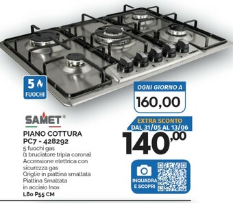 Orizzonte Piano cottura offerta