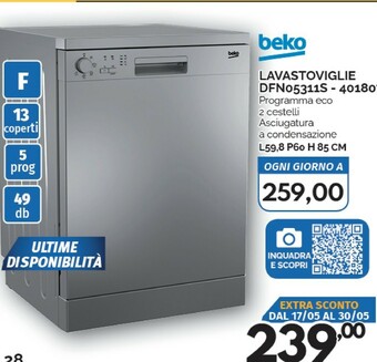 Orizzonte Beko Lavastoviglie offerta