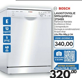 Orizzonte Bosch Lavastoviglie offerta
