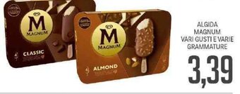 Algida Magnum vari gusti e varie grammature