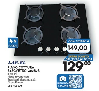 Orizzonte Piano cottura offerta