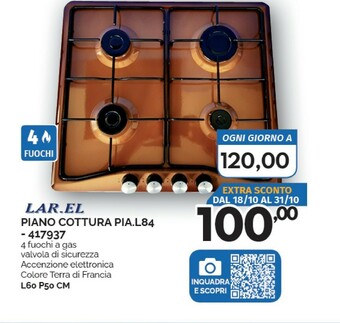 Orizzonte Piano cottura offerta