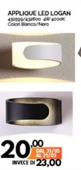 Orizzonte Applique offerta