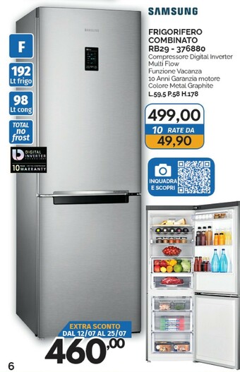 Orizzonte Samsung Frigoriferi offerta
