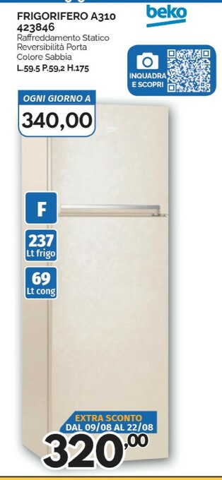 Orizzonte Beko Frigoriferi offerta