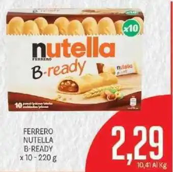 Supermercati Piccolo Ferrero Nutella B-ready x10 - 220 g offerta