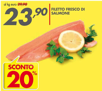 Italmark Filetto Fresco di Salmone offerta