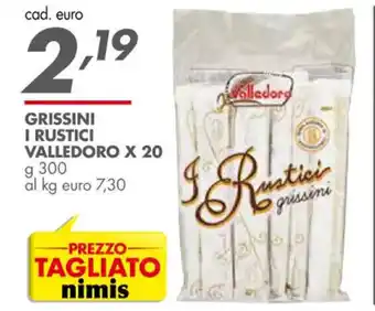 Italmark Valledoro Grissini i Rustici x 20 g 300 offerta