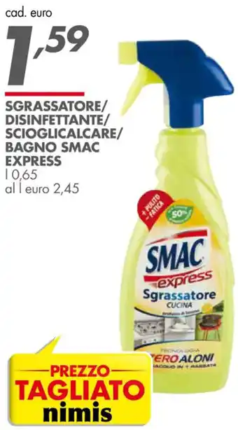 Italmark Smac Sgrassatore/Disinfettante/Scioglicalcare/Bagno Express offerta