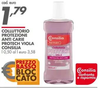 Italmark Consilia Colluttorio Protezione Anti Carie Protech Viola offerta