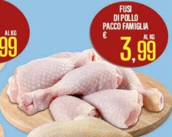 Supermercati EffePiù Fusi di Pollo Pacco Famiglia offerta