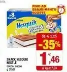 Iperal Nestlè Nesquik Snack Latte-milch 208 G(ml) offerta
