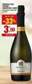 Iperal Casato estense Casato del Leone Prosecco Treviso DOC offerta