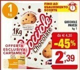 Iperal Pavesi Gocciole Chocolate 1000 G(ml) offerta