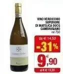 Iperal Cambrugiano Vino Verdicchio Superiore Di Matelica DOCG offerta