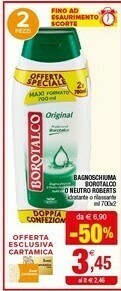 Iperal Borotalco Bagnoschiuma offerta