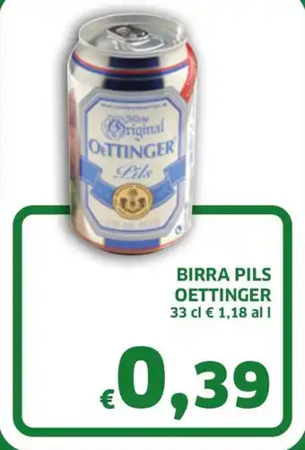 Ecu Discount Oettinger Birra Pils 33 cl offerta