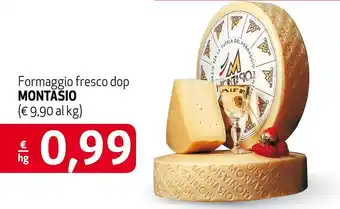 Montasio Formaggio fresco dop